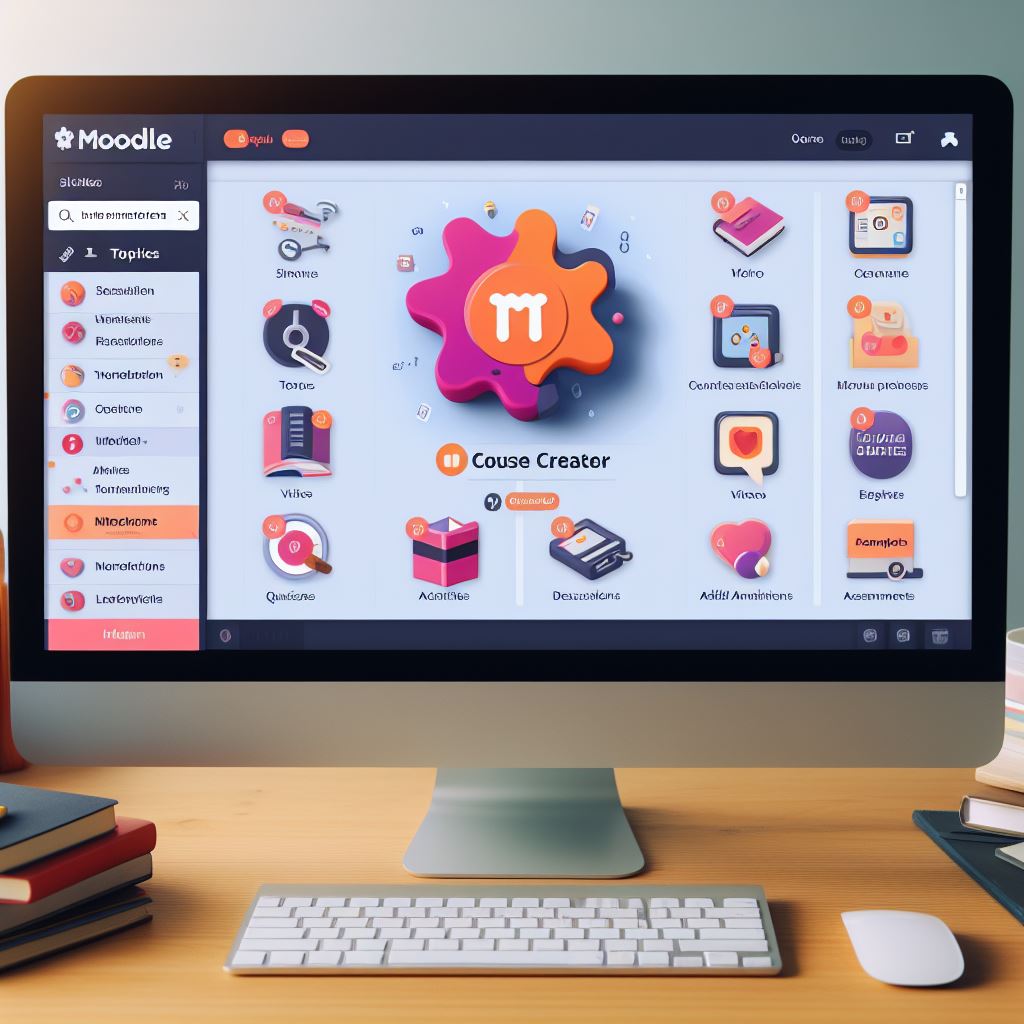 Course Image Crearea cursurilor în Moodle